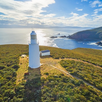 Fyrtårn på Bruny Island, Tasmanien