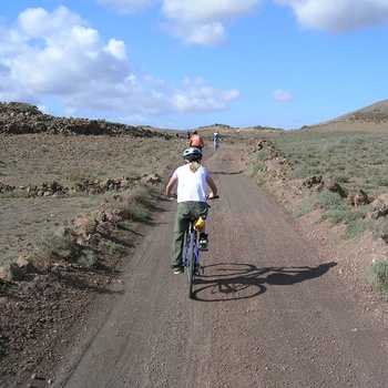 På cykel/mountainbike på ferieøen, Tenerife