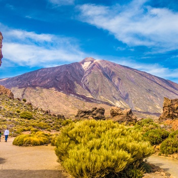 Vandring mod vulkanen i Teide National Park på Tenerife