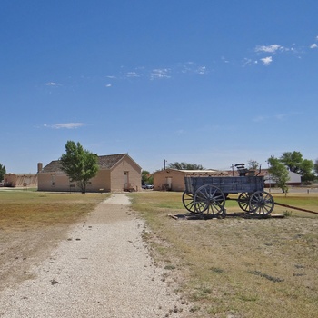 Historic Fort Stockton, Texas i USA