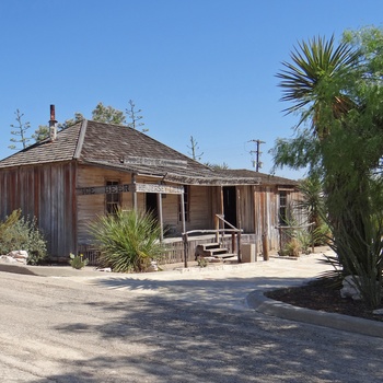 Roy Bean museum i Langtry i sydvest Texas, USA