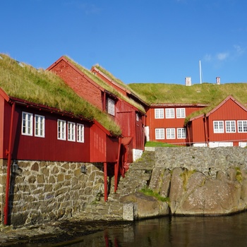 Den gamle bydel Tinganes i Tórshavn, Færøerne