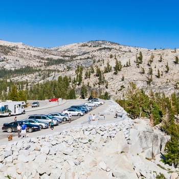 Tioga Road gennem Yosemite Nationalpark, Californien