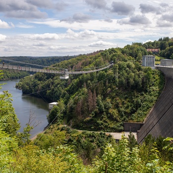 Titan RT , 483 meter lang hængebro i Harzen - Tyskland