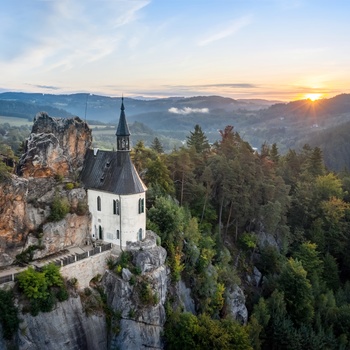 UNESCOs geopark Cesky Raj eller Det Bhømiske Paradis og Vranov Castle - Tjekkiet