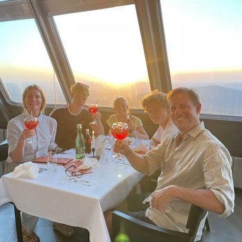 Restaurant på Hotel Jested i Liberec, Tjekkiet - Morten Kirckhoffs familie