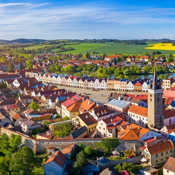 Byen Telc der er på UNESCOs verdensarvsliste - Tjekkiet