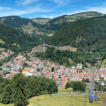 Byen Todtnau i Schwarzwald