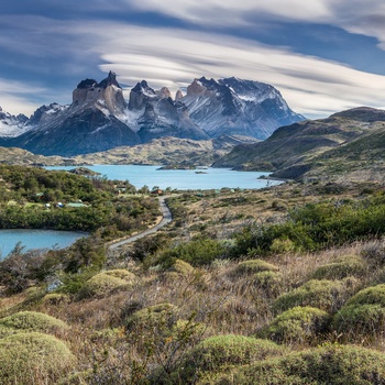 Vej mod Torres Del Pain National Park - Patagonien, Chile