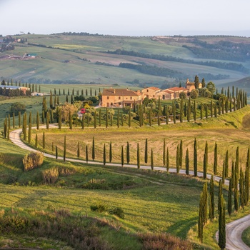 Toscana i morgenlys, Italien AS
