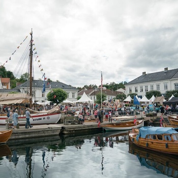 Træbåde i Risør, Norge - Foto Alexander Benjaminsen-VisitNorway