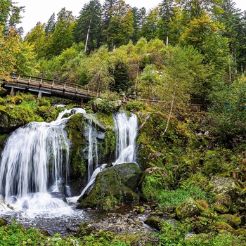 Triberg vandfaldene i Schwarzwald