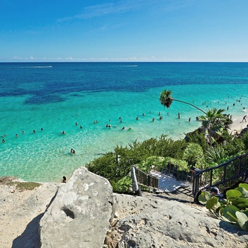 Strand i Tulum på Yucatán-halvøen i Mexico - Foto: Damon On Road, Unsplash