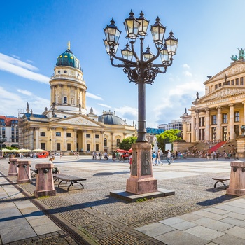 Gendarmenmarkt pladsen i Berlin, Tyskland