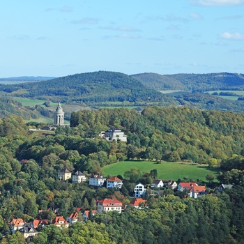 Burschenschaft monument nær Eisenach, Thüringen i Midtyskland