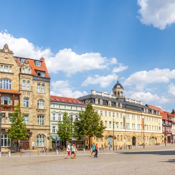 Eisenach om sommeren, Thüringen i Midttyskland