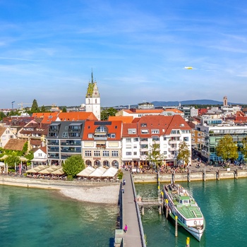 Friedrichshafen ved Bodensøen i Sydtyskland