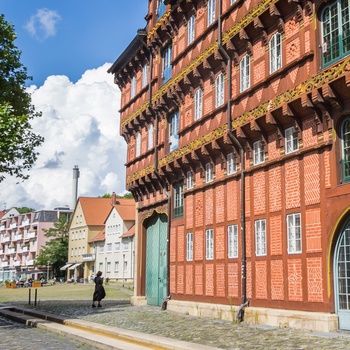 Middelalderbyen Braunschweig i Harzen, Tyskland