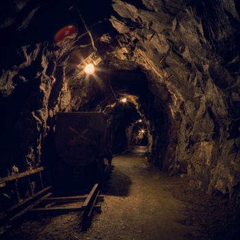 Gammel mine i Harzen, Tyskland