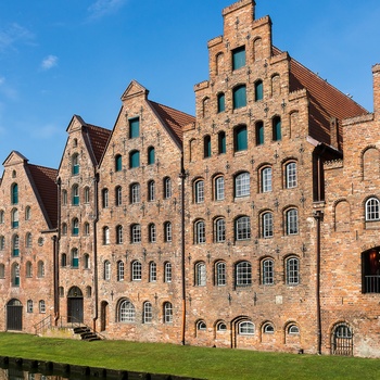 Pakhusene Salzspeicher i Lübeck, Nordtyskland