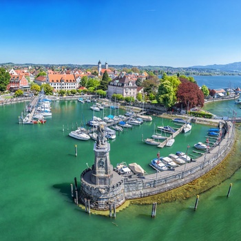 Havnen i Lindau, Bodensee i Sydtyskland