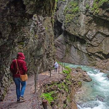 Partnachklamm-kløften i Bayern, Sydtyskland