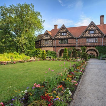 Cecilienhof slottet i Potsdam, Brandenburg i Tyskland