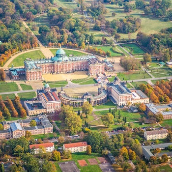 Udsigt til Sanssouci Park i Potsdam, Brandenburg i Tyskland