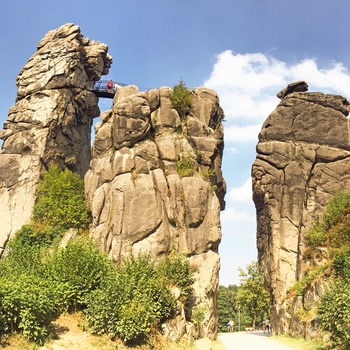 Externsteine i Teutoburger skoven, Tyskland