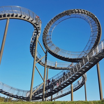 Tiger and Turtle - Magic Mountain i Angerpark i Tyskland