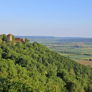 Landskab i Weserbergland i Niedersachsen, Nordtyskland