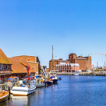 Havnebyen Wismar i Nordtyskland