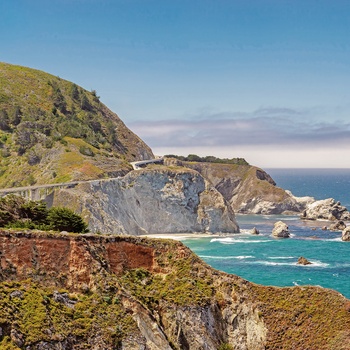 Highway 1 langs Stillehavskysten, Californien - USA