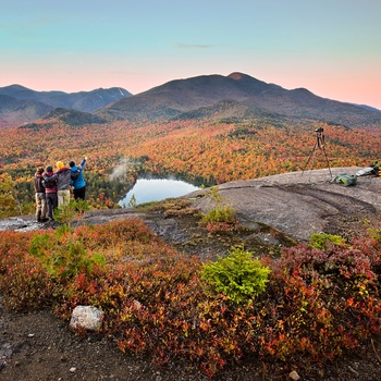 Hikere i Adirondack Mountains National park - New York State i USA