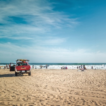 Stemning på Miami Beach i Florida - USA