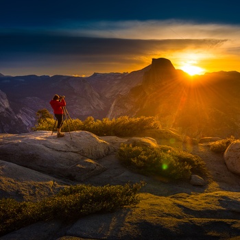 USA Californien Yosemite National Park Glacier Point