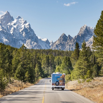 Cruise America Motorhome i Alaska, USA