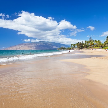 Stranden Kamaole Beach på øen Maui - Hawaii i USA