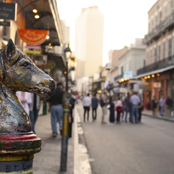 Det franske kvarter i New Orleans, USA