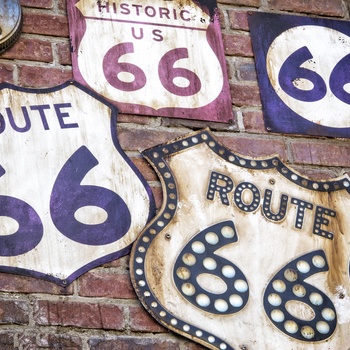Route 66 skilte - USA