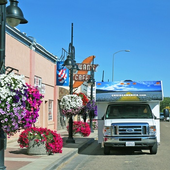 Cruise America autocamper i Herber City, Utah i USA