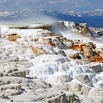 USA Yellowstone National Park Mammoth Hot Springs