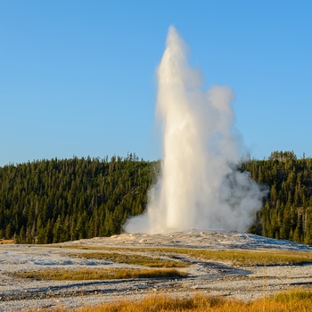 USA Yellowstone National Park Old Faithful Geyser