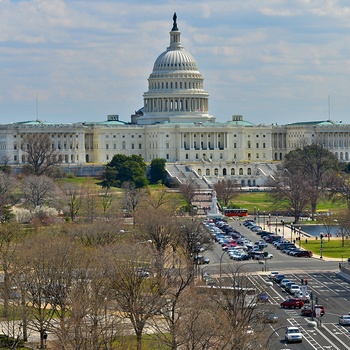 The Capitol set fra Newseum, Washinton DC