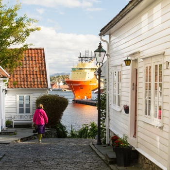 Udsigt mod havnen fra Øvre Strandgate i Stavanger Foto CH VisitNorway