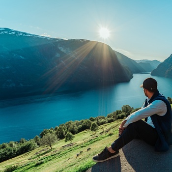 Udsigt over Nærøyfjorden