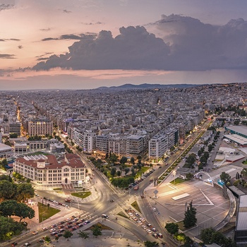 Udsigt over Thessaloniki i Grækenland