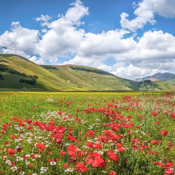 Mountains Piano Grande, Apennine i Umbrien