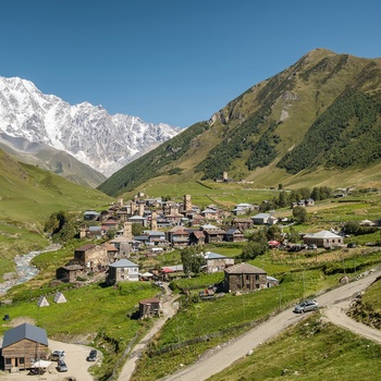 Bjerglandsbyen Ushguli, er på UNESCOs Verdensarvsliste - Georgien