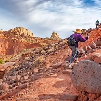 Vandretur i Capitol Reef National Park - Utah i USA